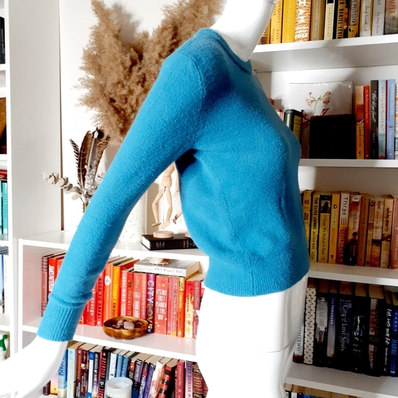 Wilfred Free Small Long Sleeve Blue Sweater P5669 - Picture 4 of 8